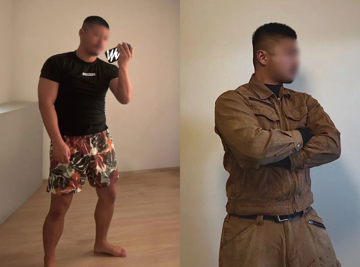 中谷健太－NapNest福岡的男同志按摩療癒師，體育系風格，粗壯的手臂與雙腿，工作服